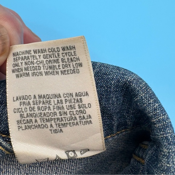 Levi Strauss Women’s Denim Jean Medium Blue Jacket Size XL - Picture 9 of 12